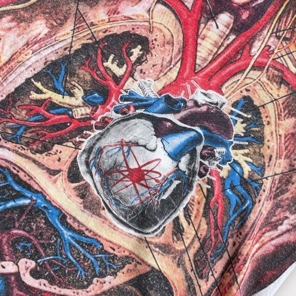 Strung Out American Punk Metal Rock Band Merch Graphic T-Shirt in White sz Small - Picture 2 of 6